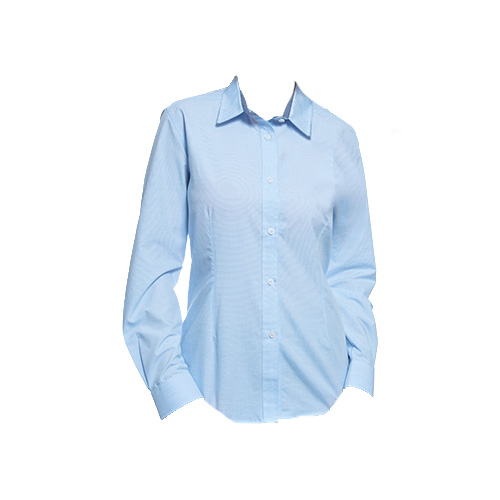 CAMISA PREZ AMALFI DAMA MANGA LARGA - Artículos Promocionales MAS RECIO